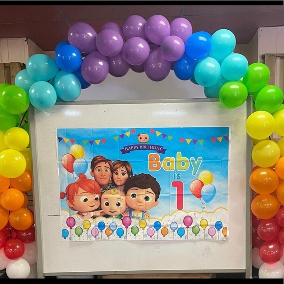 Coco melon first birthday backdrop - Picture 2 of 2